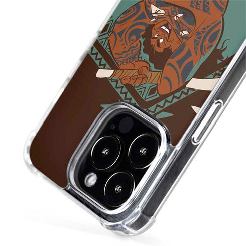 Disney Moana Maui Ready To Fight iPhone 15 Pro Max MagSafe Case