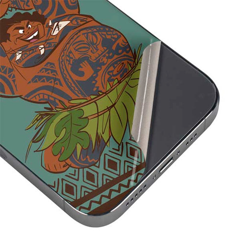 Disney Moana Maui Ready To Fight iPhone 14 Pro Max Skin