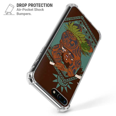 Disney Moana Maui Ready To Fight iPhone 7/8 Plus Clear Case
