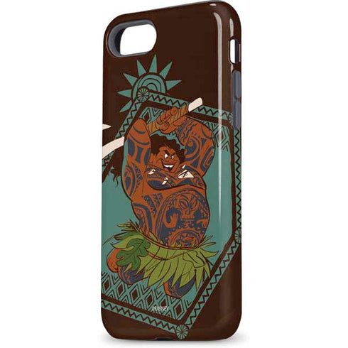 Disney Moana Maui Ready To Fight iPhone 7 Pro Case