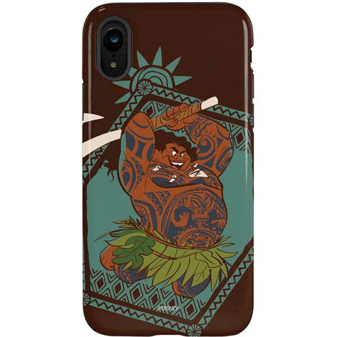 Disney Moana Maui Ready To Fight iPhone XR Pro Case
