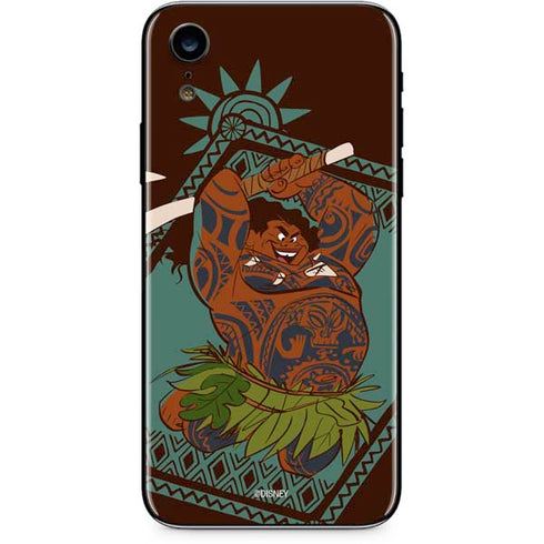 Disney Moana Maui Ready To Fight iPhone XR Skin