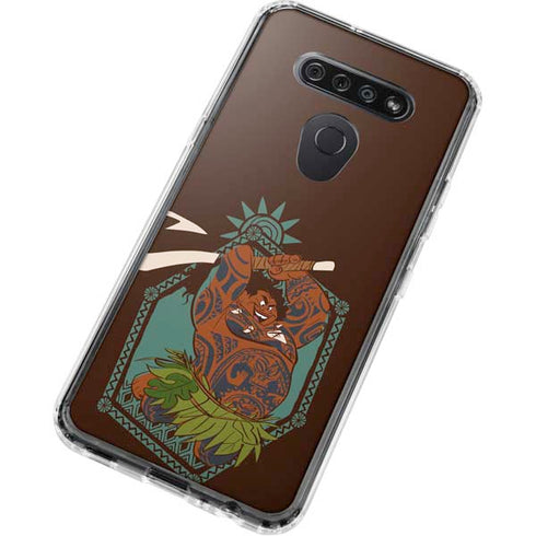 Disney Moana Maui Ready To Fight LG K51/Q51 Clear Case