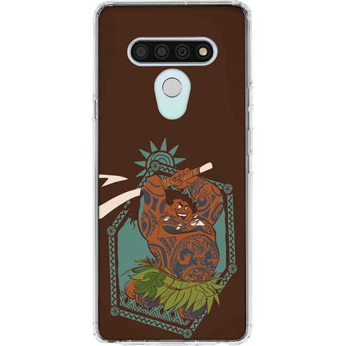 Disney Moana Maui Ready To Fight LG Stylo 6 Clear Case