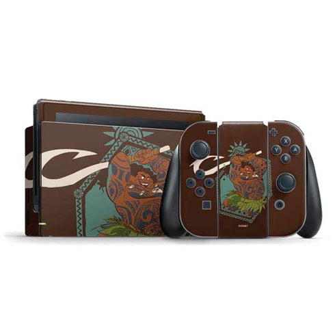 Disney Moana Maui Ready To Fight Nintendo Switch Bundle Skin