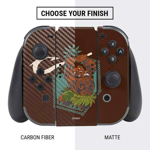 Disney Moana Maui Ready To Fight Nintendo Switch Bundle Skin