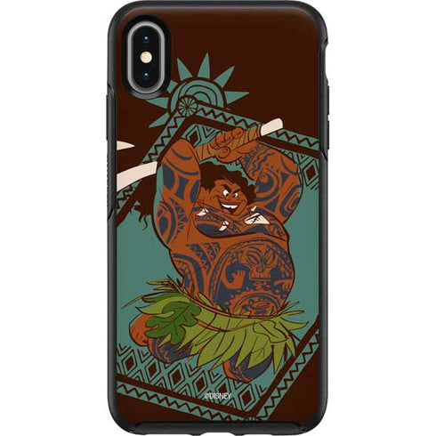 Disney Moana Maui Ready To Fight Otterbox Symmetry iPhone Skin