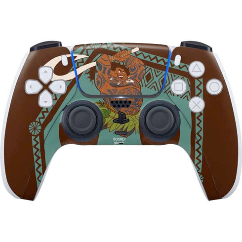 Disney Moana Maui Ready To Fight PS5 Controller Skin