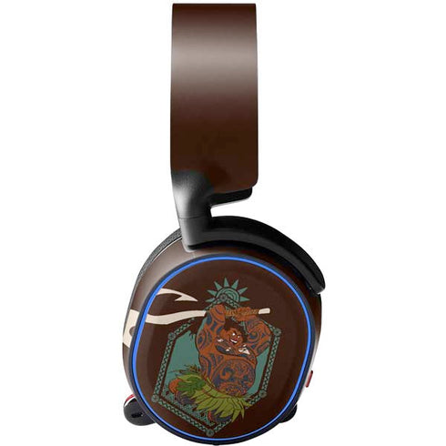 Disney Moana Maui Ready To Fight SteelSeries Arctis 3 Skin