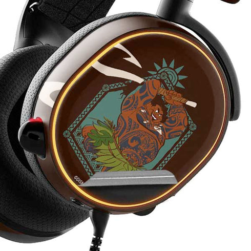 Disney Moana Maui Ready To Fight SteelSeries Arctis 3 Skin