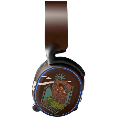 Disney Moana Maui Ready To Fight SteelSeries Arctis 5 Skin