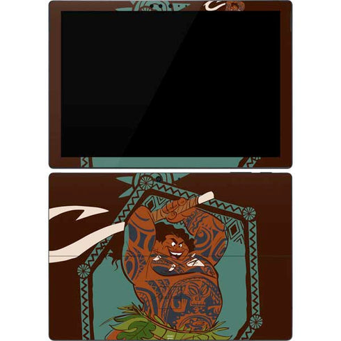 Disney Moana Maui Ready To Fight Surface Pro 7 Skin