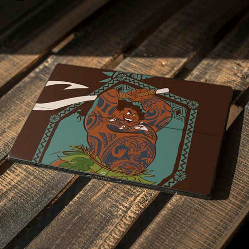 Disney Moana Maui Ready To Fight Surface Pro 7 Skin