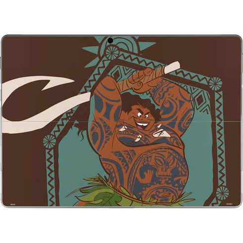 Disney Moana Maui Ready To Fight Surface Pro 9 Skin