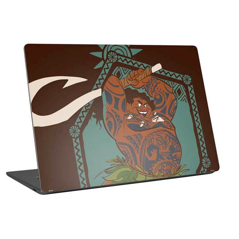 Disney Moana Maui Ready To Fight Universal Laptop 11in (8.8 x 6.2in) Skin