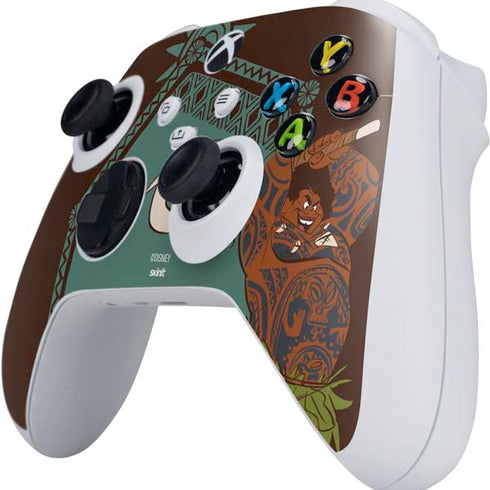 Disney Moana Maui Ready To Fight Xbox Series S Controller Skin