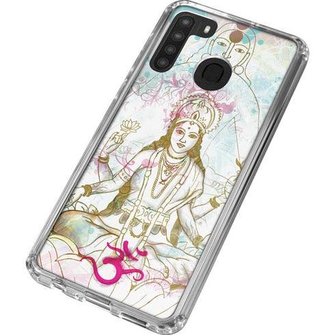 Meditation Galaxy A21 Clear Case