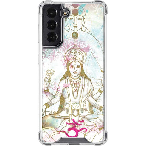 Meditation Galaxy S22 Clear Case