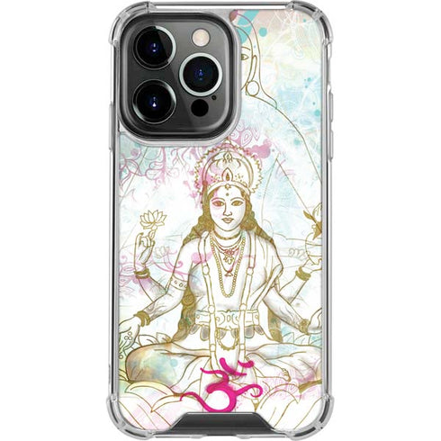 Meditation iPhone 14 Pro Clear Case