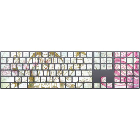 Meditation Magic Keyboard with Numeric Keypad Skin