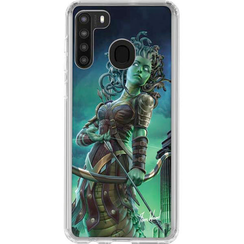 Tom Wood Medusa Galaxy A21 Clear Case