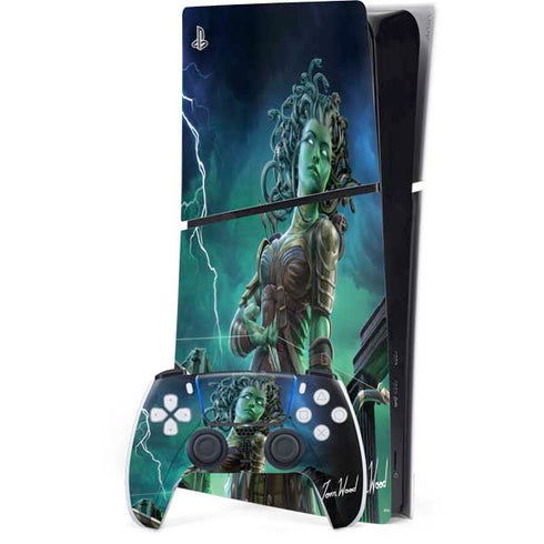 Medusa by Tom Wood PS5 Slim Digital Edition Console Skin