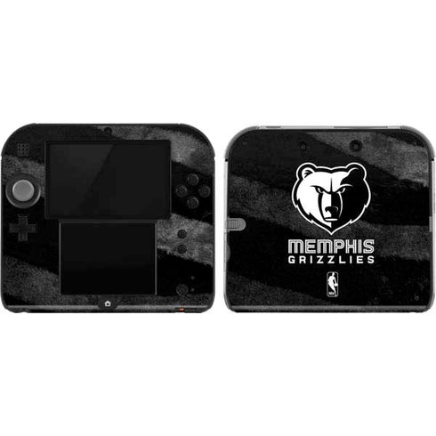 NBA Memphis Grizzlies Black Animal Print Nintendo 2DS Skin
