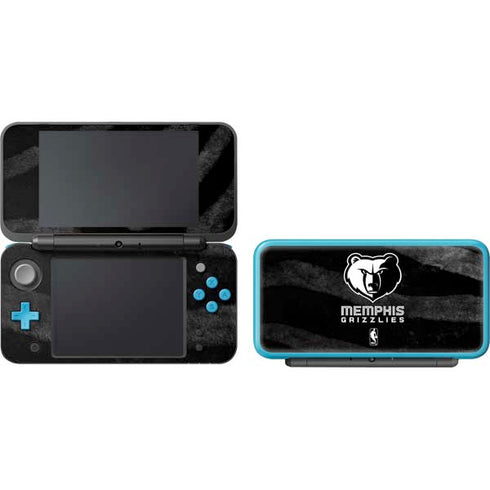 NBA Memphis Grizzlies Black Animal Print Nintendo 2DS XL (2017) Skin