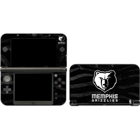 NBA Memphis Grizzlies Black Animal Print 3DS XL 2015 Skin
