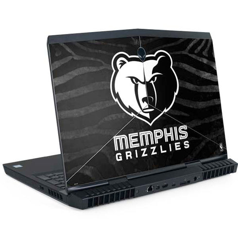 NBA Memphis Grizzlies Black Animal Print Dell Alienware Skin