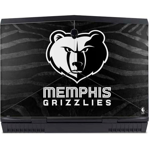 NBA Memphis Grizzlies Black Animal Print Dell Alienware Skin