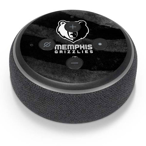 NBA Memphis Grizzlies Black Animal Print Amazon Echo Dot Skin