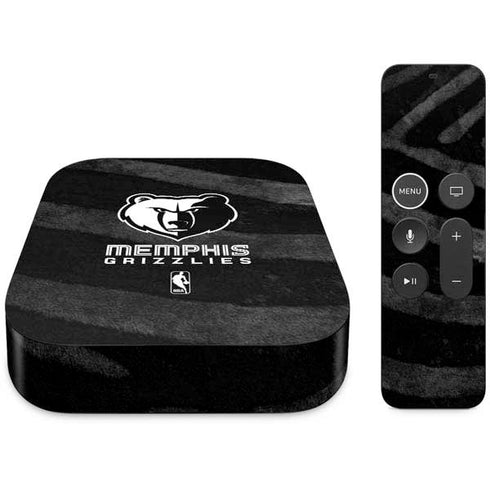 NBA Memphis Grizzlies Black Animal Print Apple TV Skin