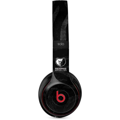 NBA Memphis Grizzlies Black Animal Print Beats Solo 2 Wireless Skin
