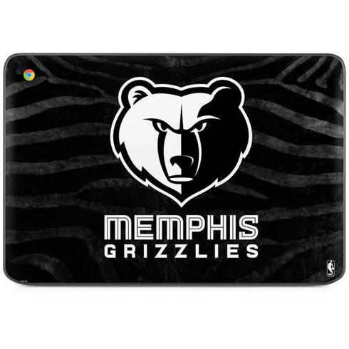 NBA Memphis Grizzlies Black Animal Print HP Chromebook Skin