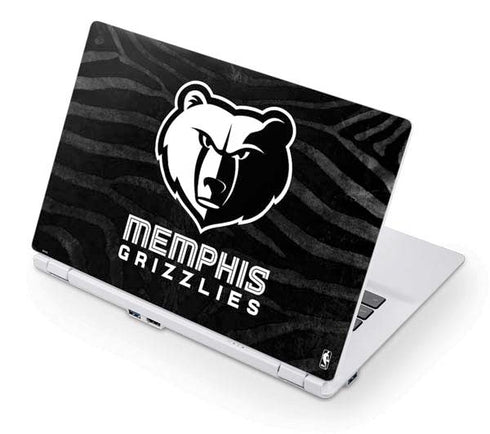 NBA Memphis Grizzlies Black Animal Print Acer Chromebook Skin