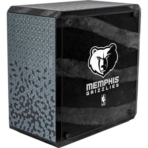 NBA Memphis Grizzlies Black Animal Print Cooler Master MasterBox Q300L Mini Tower Skin