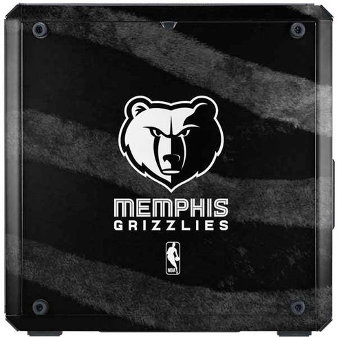 NBA Memphis Grizzlies Black Animal Print Cooler Master MasterBox Q300L Mini Tower Skin