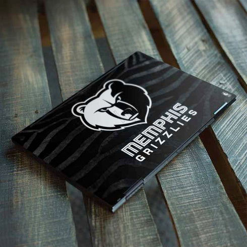 NBA Memphis Grizzlies Black Animal Print HP Envy Skin