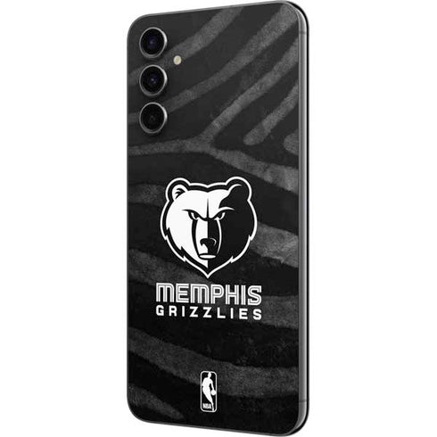 NBA Memphis Grizzlies Black Animal Print Galaxy A14 5G Skin