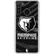 NBA Memphis Grizzlies Black Animal Print Galaxy A21 Clear Case