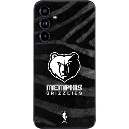 NBA Memphis Grizzlies Black Animal Print Galaxy A54 5G Skin