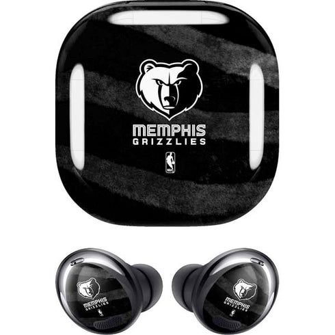 NBA Memphis Grizzlies Black Animal Print Galaxy Buds Pro Skin