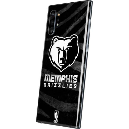 NBA Memphis Grizzlies Black Animal Print Galaxy Note 10 Plus Skin