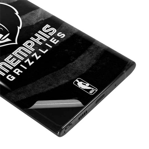 NBA Memphis Grizzlies Black Animal Print Galaxy Note 10 Skin