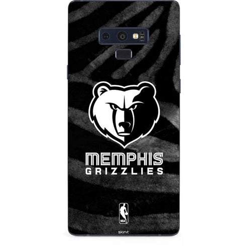 NBA Memphis Grizzlies Black Animal Print Galaxy Note 9 Skin