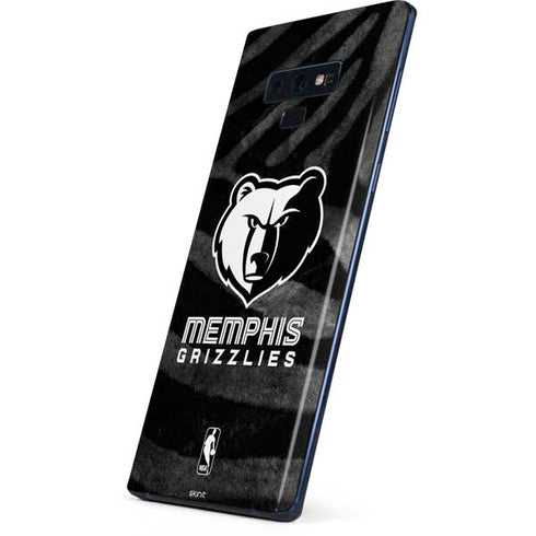 NBA Memphis Grizzlies Black Animal Print Galaxy Note 9 Skin