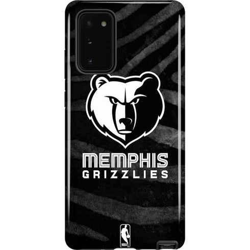 NBA Memphis Grizzlies Black Animal Print Galaxy Note20 5G Pro Case