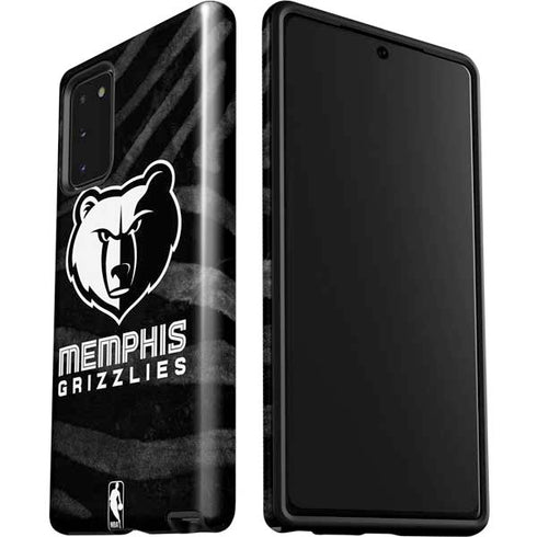 NBA Memphis Grizzlies Black Animal Print Galaxy Note20 5G Pro Case