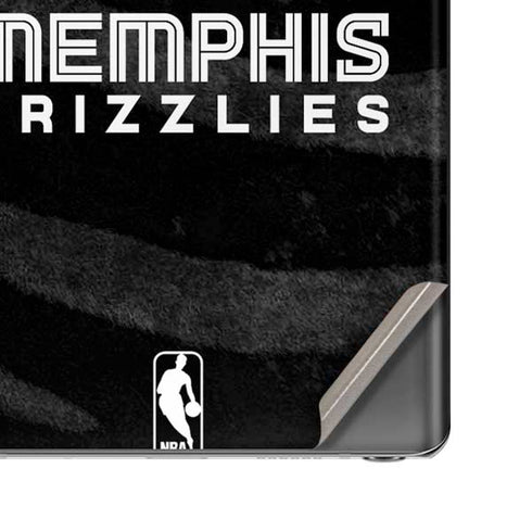 NBA Memphis Grizzlies Black Animal Print Galaxy Note20 5G Skin